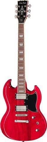 Електрогітара Harley Benton DC-Custom II Cherry 570325 фото