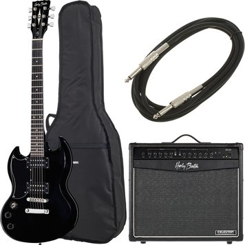 Harley Benton DC-200LH BK Student Ser Bundle 371272 фото