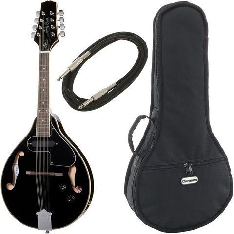 Мандоліна Harley Benton HBMA-50E Mandoline BK w/Bag (комплект) 539039 фото
