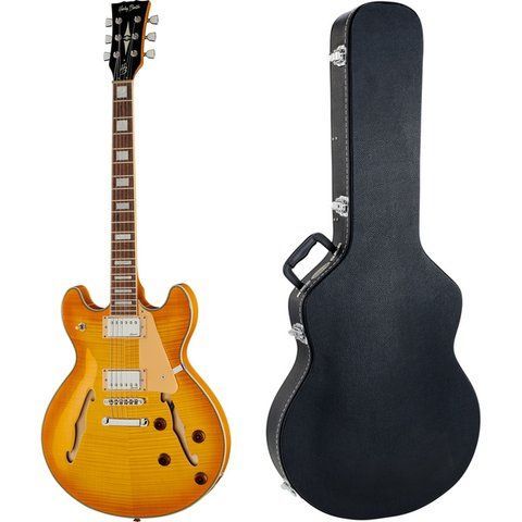 Електрогітара Harley Benton HB-35Plus Lemon w/Case (комплект) 510755 фото