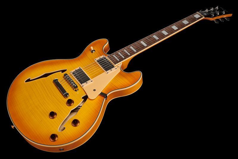 Електрогітара Harley Benton HB-35Plus Lemon w/Case (комплект) 510755 фото