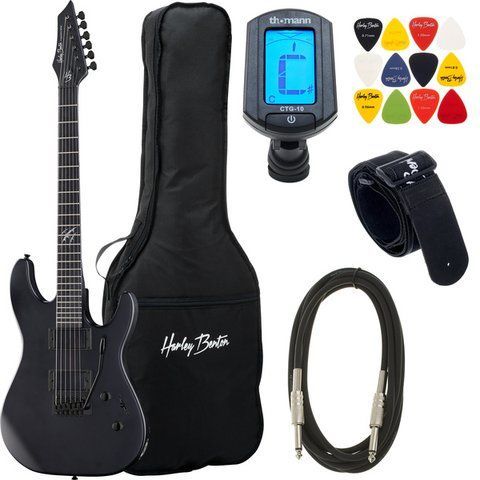 Електрогітара Harley Benton HWY-25BKS Progressive S Bundle (комплект) 561139 фото