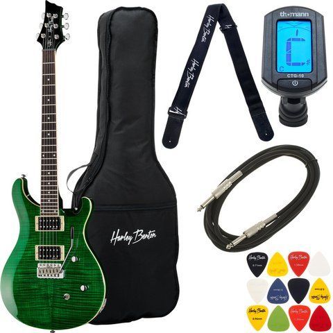 Harley Benton CST-24T Emerald Flame Bundle 567825 фото