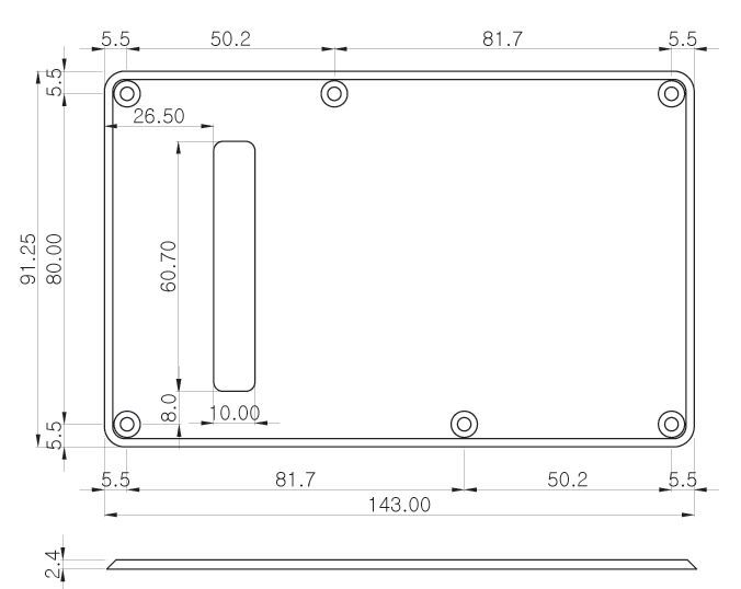 Harley Benton Parts Backplate ST-Style White 284007 фото