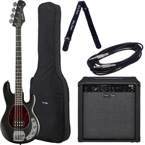 Бас-гитара Harley Benton MB-4 SBK Deluxe Series Set 2 (комплект) 519749 фото