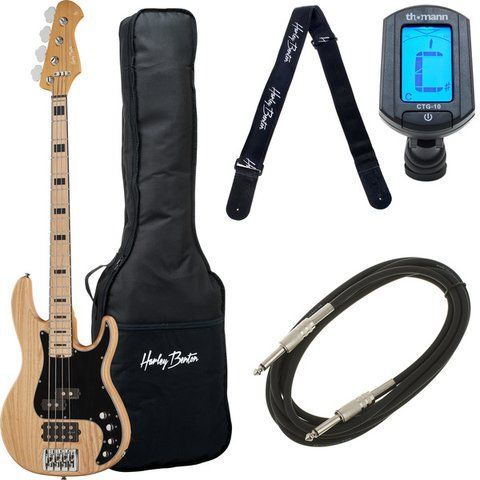 Harley Benton Enhanced MP-4MN Natural Bundle 570671 фото