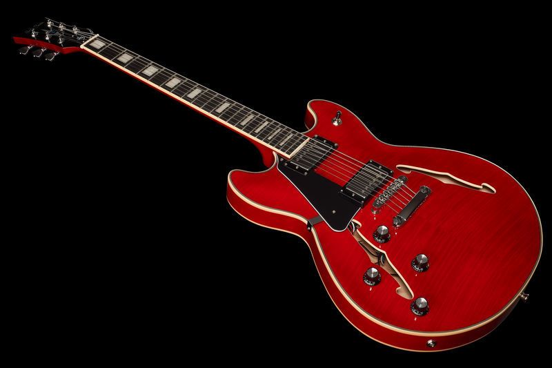 Harley Benton HB-35Plus LH Cherry 422559 фото