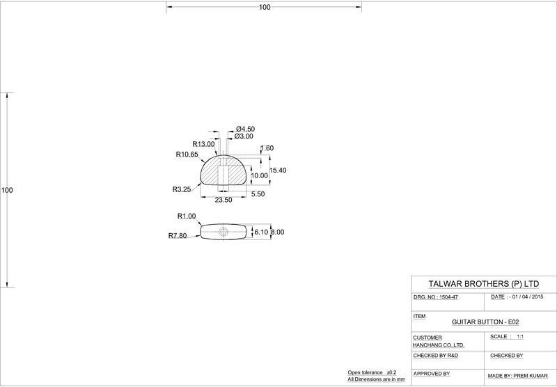 Harley Benton Parts TL Tuning Button Vint 386730 фото