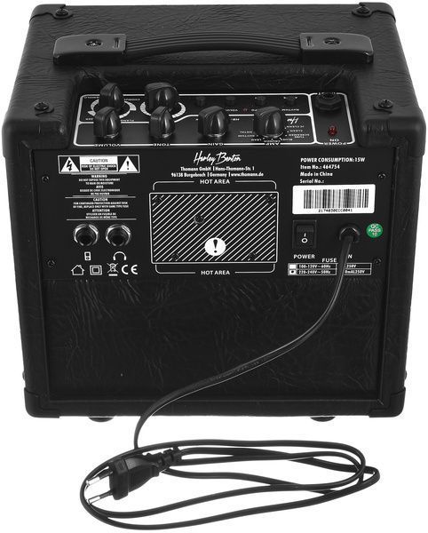 Комбопідсилювач для електрогітари Harley Benton HB-15GXD JamBox 464754 фото