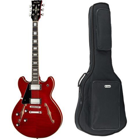 Електрогітара Harley Benton HB-35Plus LH Cherry w/Bag (комплект) 541993 фото