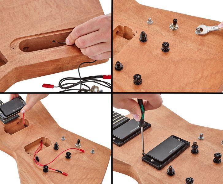 Електрогітара Harley Benton Electric Guitar Kit Extreme-84 (набір для самозбірки) 547683 фото