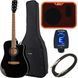 Акустическая гитара Harley Benton D-120CE BK Joyo Bundle (комплект) 603418 фото 1