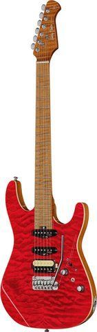 Электрогитара Harley Benton Fusion-IV HSS MN QRG 618004 фото