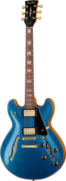 Harley Benton HB-35Plus Metallic Blue 491694 фото