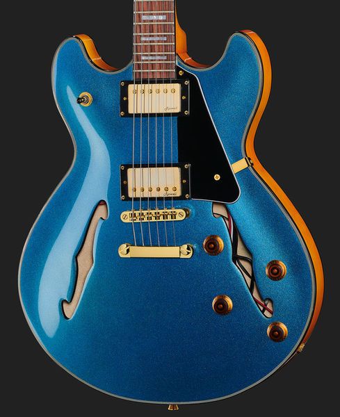 Harley Benton HB-35Plus Metallic Blue 491694 фото