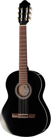Класична акустична гітара Thomann Classic Guitar 3/4 Black 337486 фото