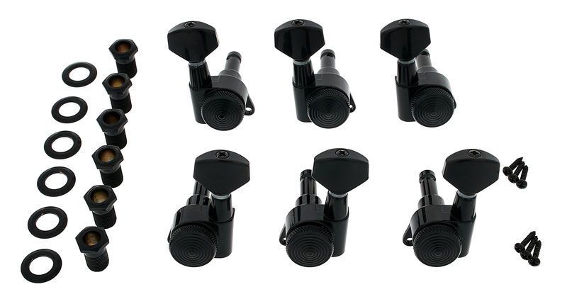 Harley Benton Parts Locking Tuners 3R/3L BK 511128 фото