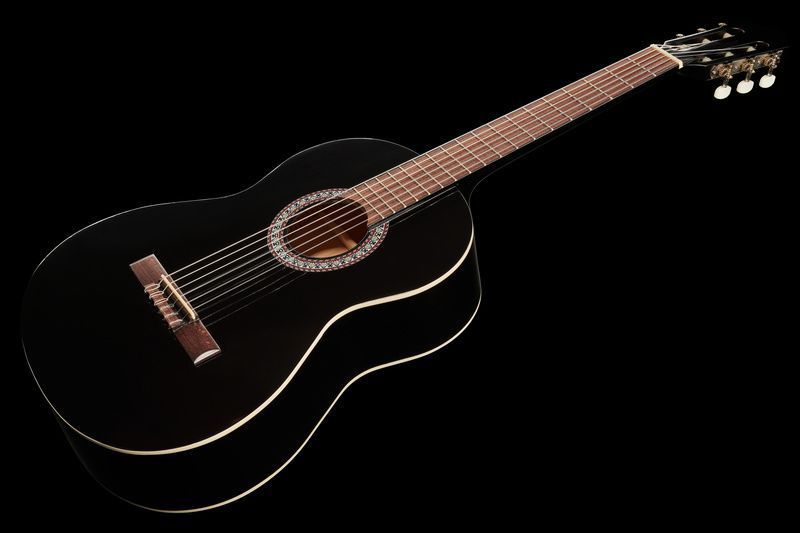 Классическая акустическая гитара Thomann Classic Guitar 3/4 Black 337486 фото