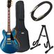 Harley Benton HB-35Plus Metallic Blue Bundle 542013 фото 1