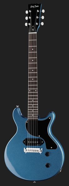 Електрогітара Harley Benton DC-Junior Pelham Blue 480984 фото