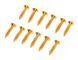 Harley Benton Parts Pickguard Screws Gold 178943 фото 1