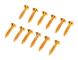 Harley Benton Parts Pickguard Screws Gold 178943 фото 1