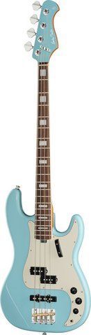 Бас-гитара Harley Benton MV-4PJ Daphne Blue 570709 фото