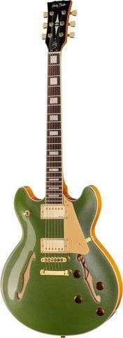 Електрогітара Harley Benton HB-35Plus Metallic Green 491692 фото