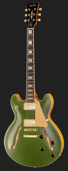 Harley Benton HB-35Plus Metallic Green 491692 фото