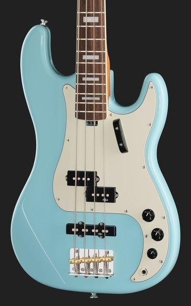Бас-гітара Harley Benton MV-4PJ Daphne Blue 570709 фото