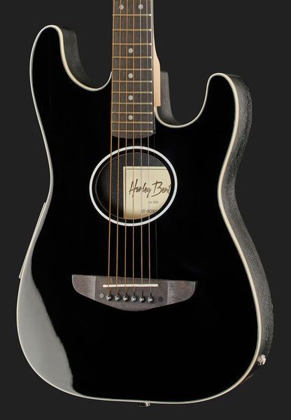 Harley Benton ST-Acoustic Black 410340 фото