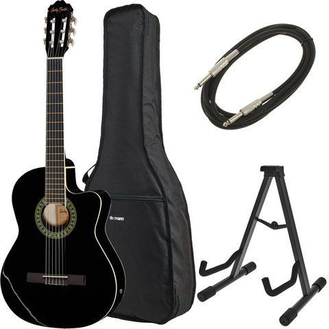 Класична акустична гітара Harley Benton CG200CE-BK Bundle (комплект) 538181 фото