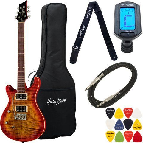 Електрогітара Harley Benton CST-24T LH Paradise Fla Bundle (комплект) 567814 фото