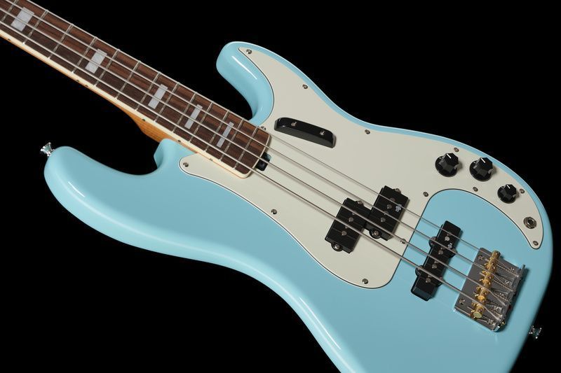 Бас-гітара Harley Benton MV-4PJ Daphne Blue 570709 фото