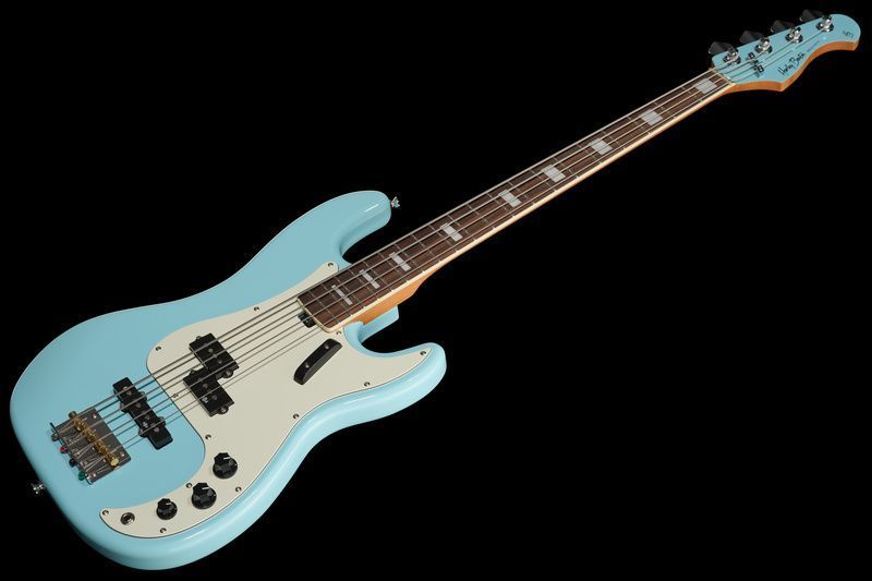 Бас-гітара Harley Benton MV-4PJ Daphne Blue 570709 фото