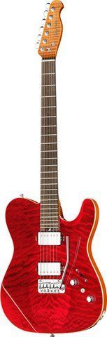 Електрогітара Harley Benton Fusion-T II HH RW QRB 627825 фото