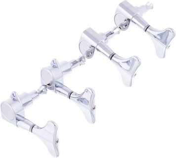 Harley Benton Parts Bass Tuners Set Chrome 338208 фото