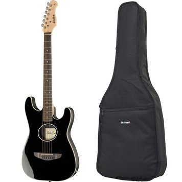 Harley Benton ST-Acoustic Black Bundle 549755 фото