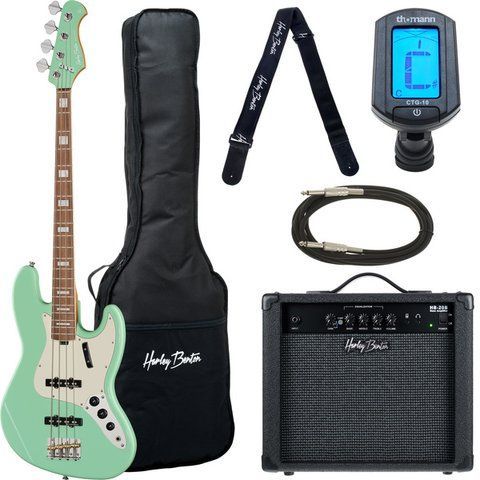 Harley Benton MV-4JB Seafoam Green Set 597104 фото