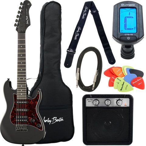 Harley Benton ST-Junior HSS SBK Bundle 583384 фото