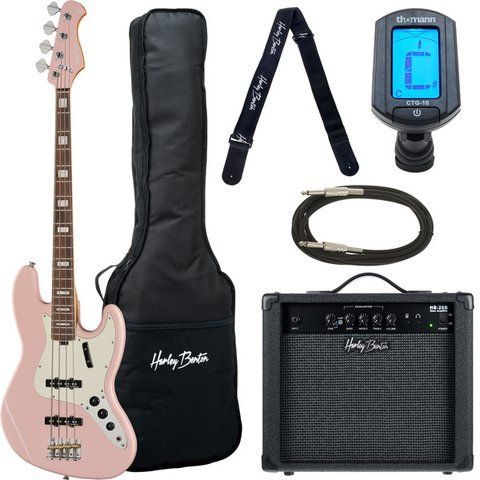 Harley Benton MV-4JB Shell Pink Set 597110 фото