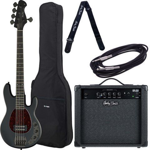 Бас-гитара Harley Benton MB-5 SBK Deluxe Series Set 1 (комплект) 519753 фото