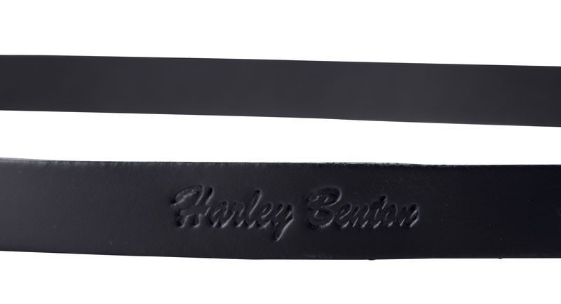 Harley Benton Mandolin Leather Strap Black 310208 фото