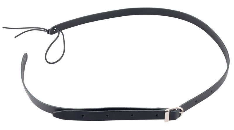 Harley Benton Mandolin Leather Strap Black 310208 фото