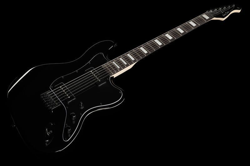 Електрогітара Harley Benton JA-Baritone P90 BK 528005 фото