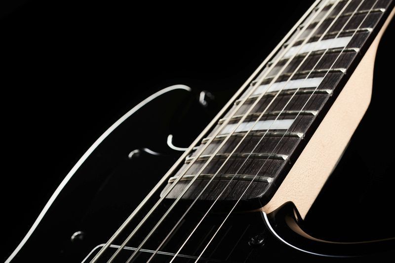 Електрогітара Harley Benton JA-Baritone P90 BK 528005 фото