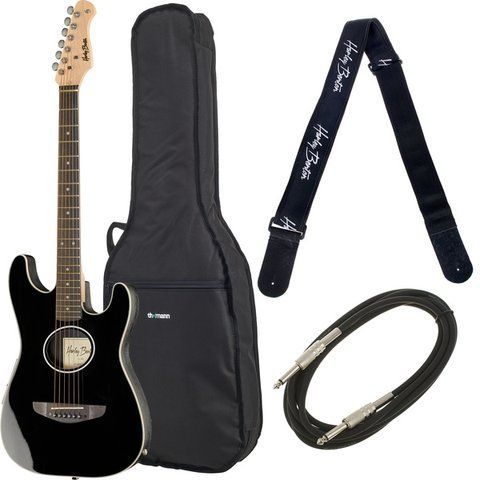 Акустична гітара Harley Benton ST-Acoustic Black Bundle (комплект) 549756 фото
