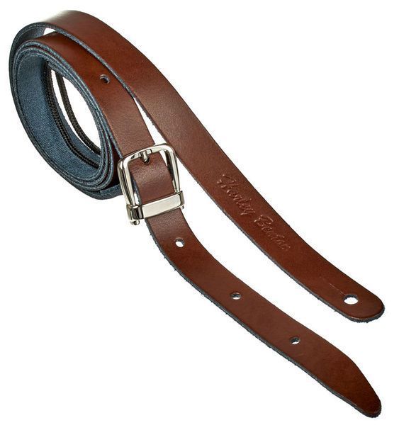 Harley Benton Mandolin Leather Strap Brown 310216 фото
