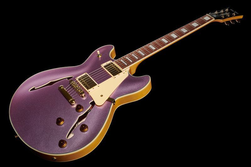 Електрогітара Harley Benton HB-35Plus Metallic Plum w/Bag (комплект) 541995 фото