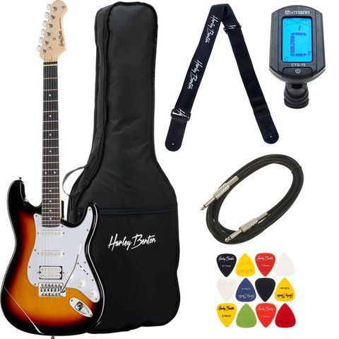 Електрогітара Harley Benton ST-20HSS SB Standard Bundle (комплект) 567176 фото